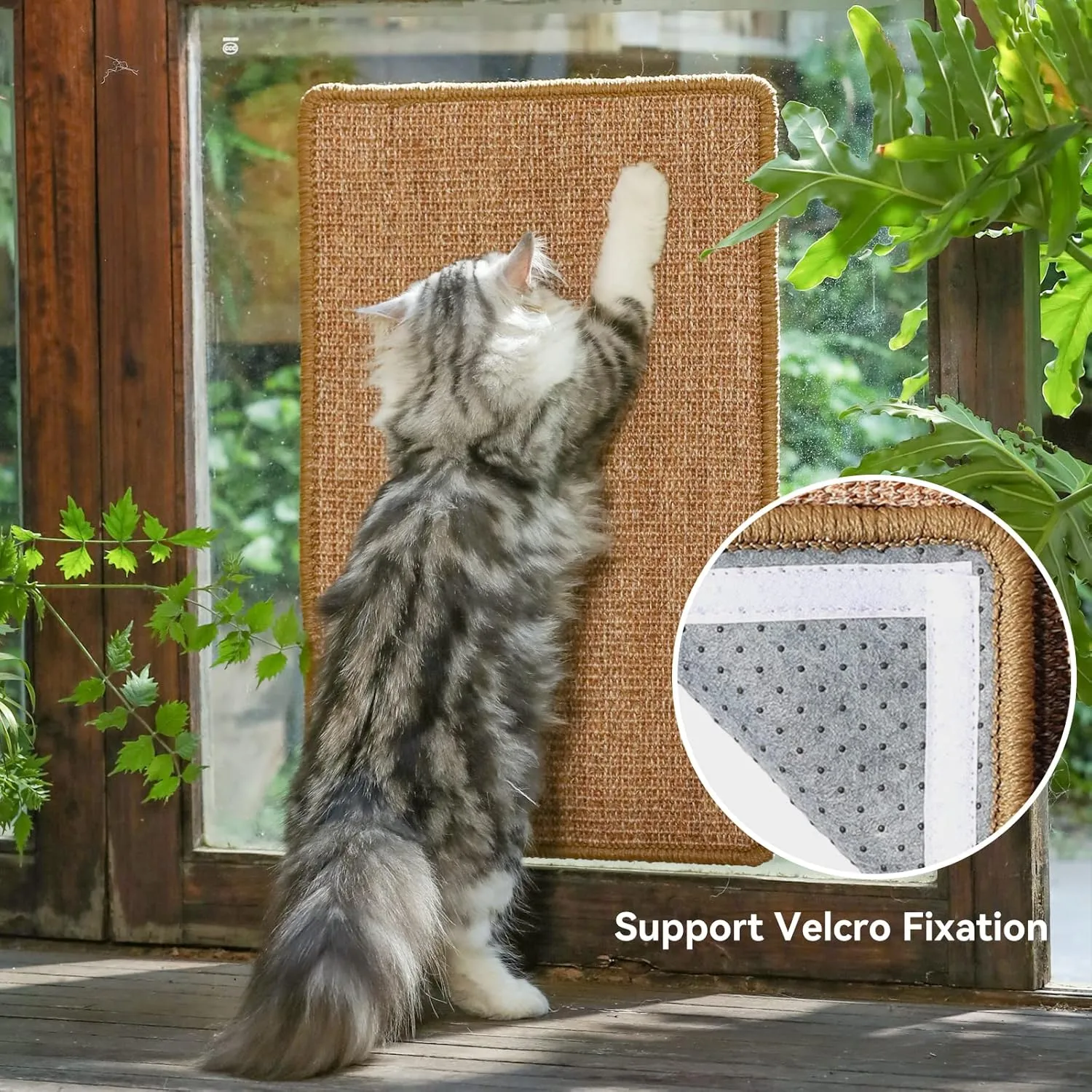 Juguetes para gatos en departamento amazon 2025 - Alfombrilla rascar sisal