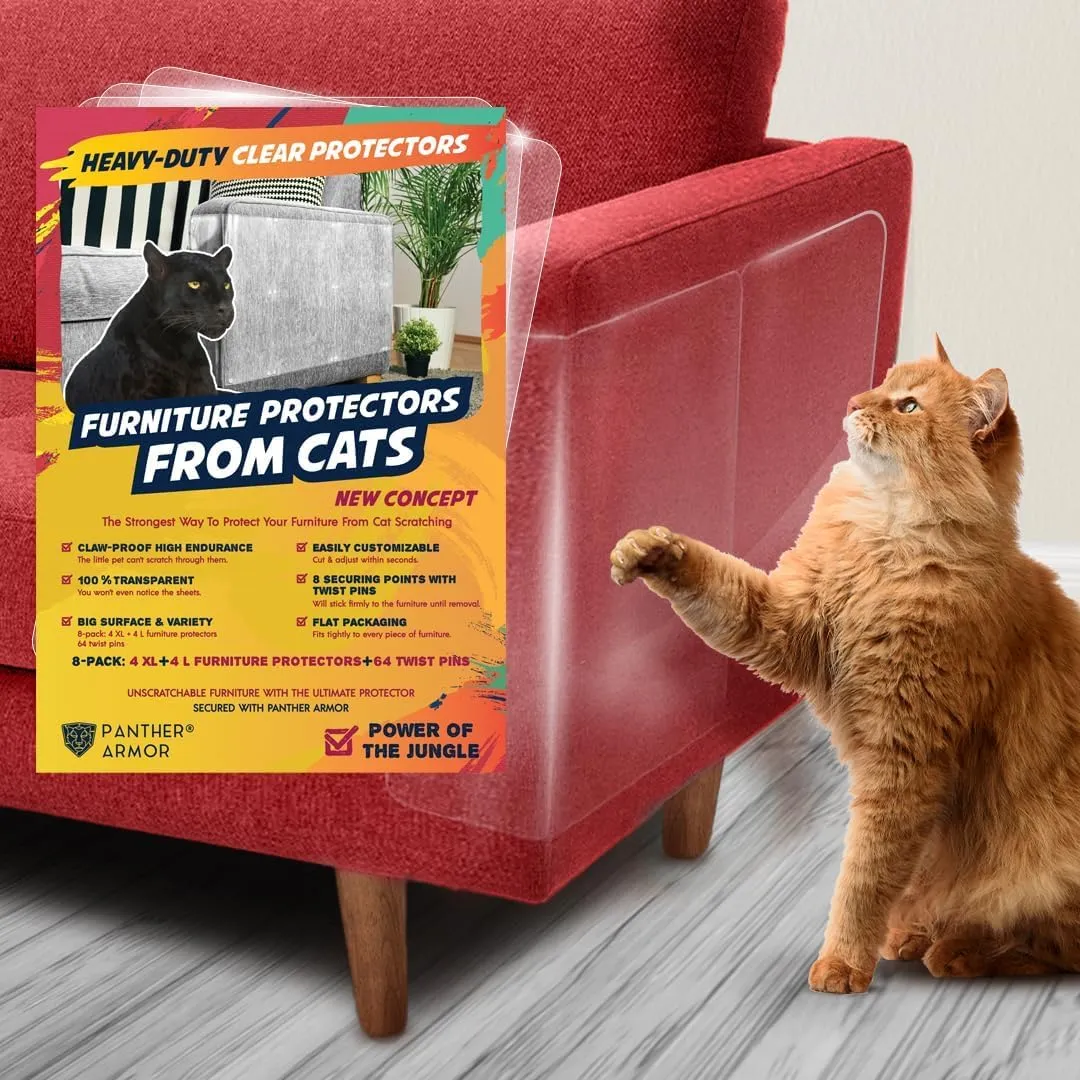 Protector muebles gatos amazon 2025 - Panther Armor anti arañazos